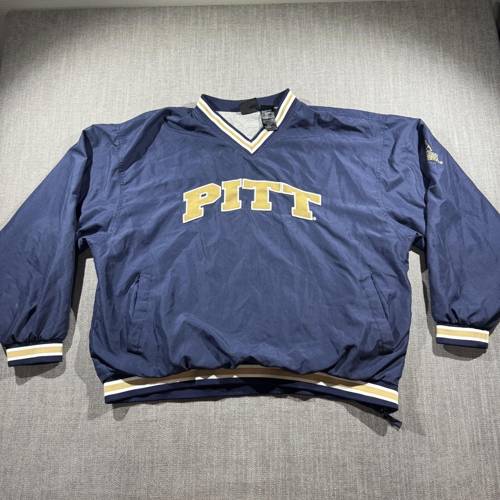 Pittsburgh Pirates Jacket Mens XL Blue NCAA Football Team Athletics Pullover